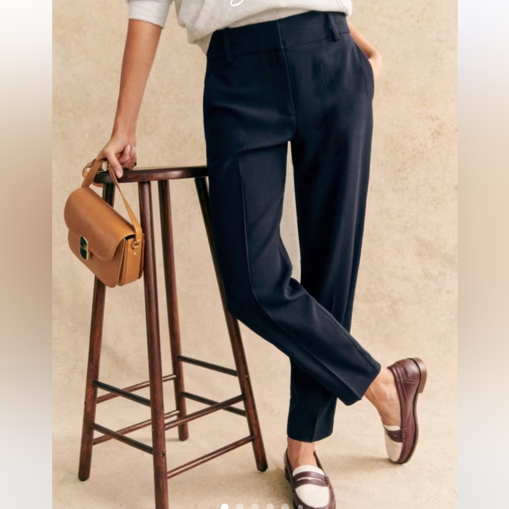 Vince Navy Trousers.